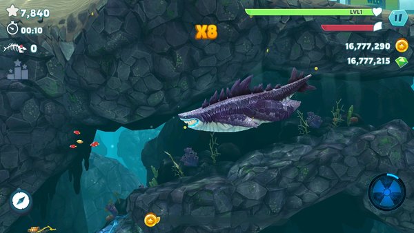 饥饿鲨进化内置菜单 最新版（Hungry Shark）游戏APP下载